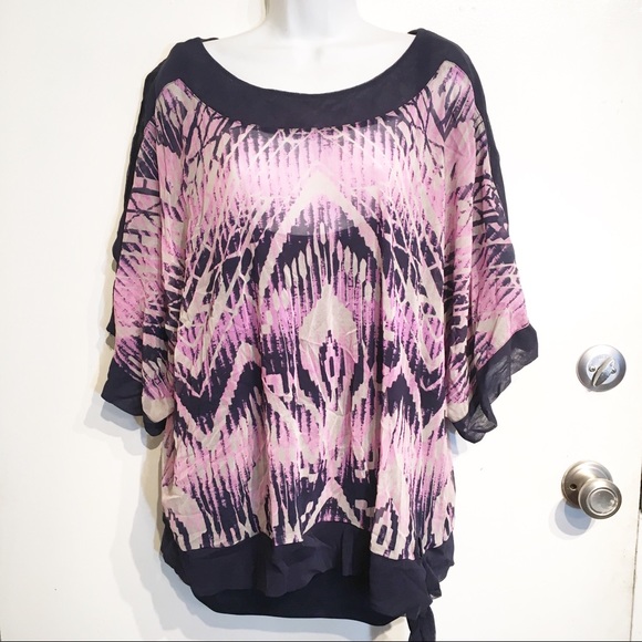 macys plus size cold shoulder tops